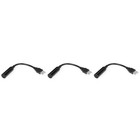 3 stücke Mini USB-Aufnahme-Mikrofon für PC-Laptop-Desktop-Computer (schwarz)