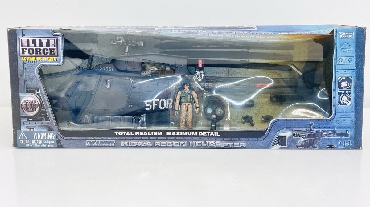 Elite Force 1:18 US Army OH-58D Kiowa Warrior Black Death