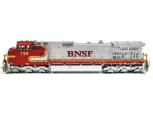 Overland OMI BNSF C44-9W Burlington Northern Santa Fe #799 HO Brass #6568.2 DCC - Picture 3 of 14