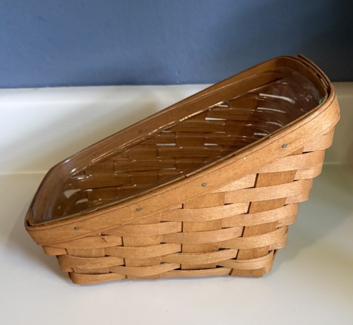 Vintage 1988 Longaberger kleiner Gemüseschlitten Korb handgewebt 10,5 x 6,75" - Bild 4 von 10