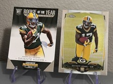 2014 Topps Chrome - Davante Adams #114 Facing Forward + 2014 Panini ROY RCs RAMS