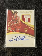 2017-18 Panini Immaculate Lauri Markkanen Rookie Patch Auto /99