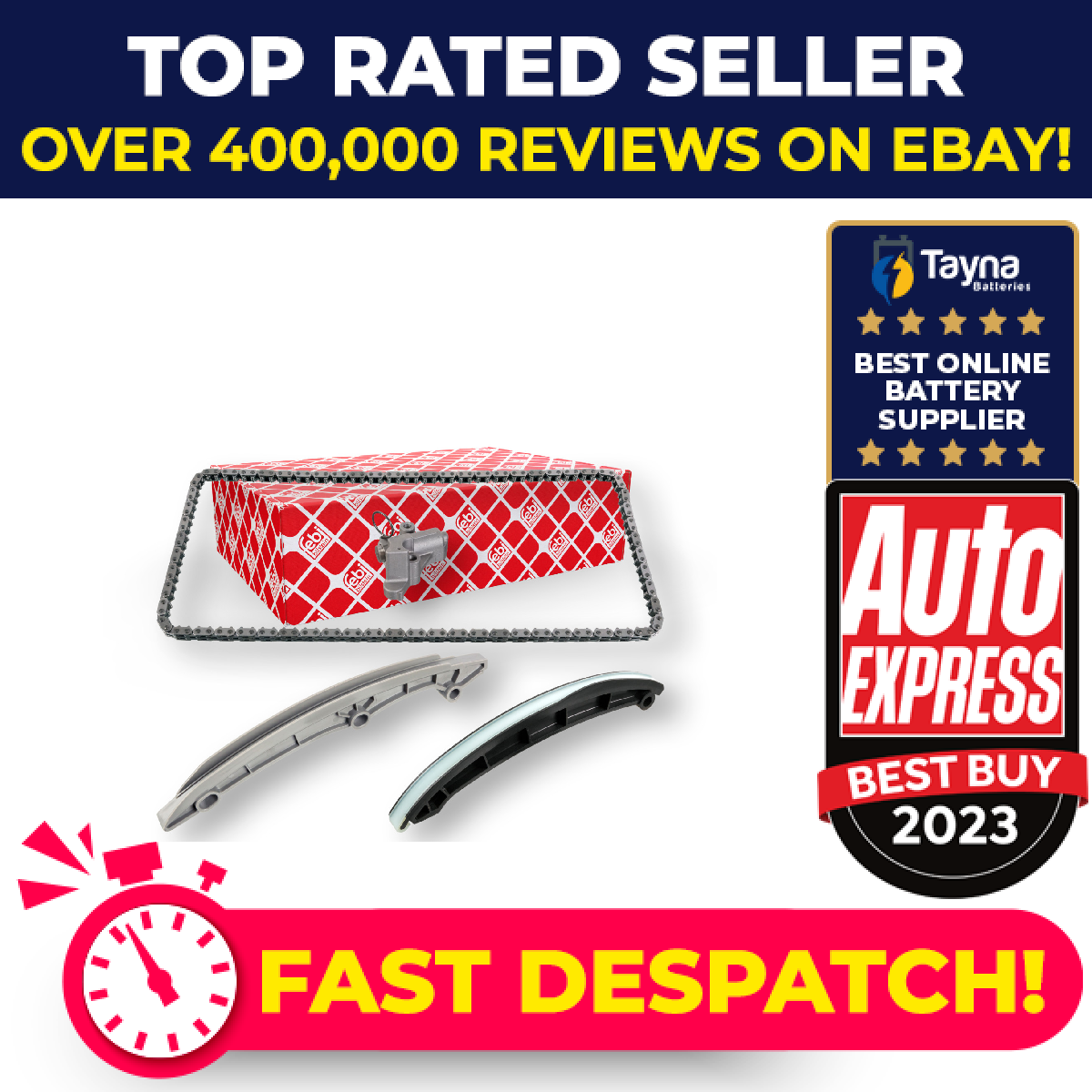 Timing Chain Kit fits VW BEETLE 5C 1.4 11 to 16 03C109158H 03C109158HS5 Febi New
