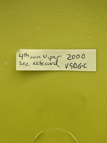 Innova Disc Golf 4th Run Viper With USDGC YEAR 2000 Logo OOP PFN 1 Of A Kind! - Picture 9 of 9