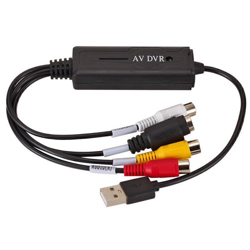 USB 2.0 Easycap Audio Video Capture Card Adapter VHS To DVD For Windows 10/8/7 - Photo 4/6