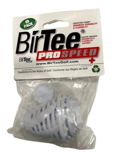 Golf Tees - PRO Speed Plus with Flexibility & Durability - 8 Pack. Indoor White