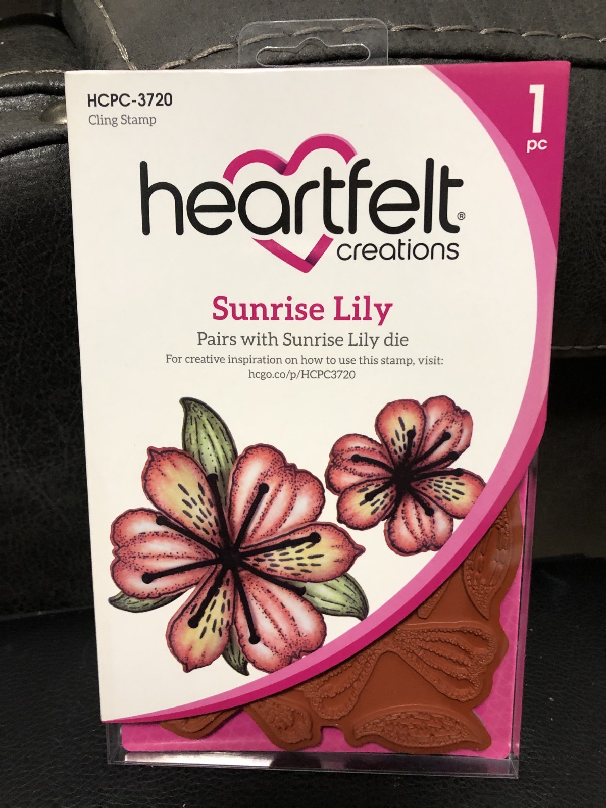 Heartfelt Creations Sunrise Lily Cling Stamp