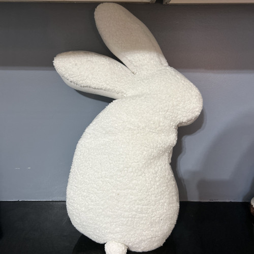 3 bunte Osterhasen Dekokissen Frühling Raffungen Deko - Bild 2 von 4