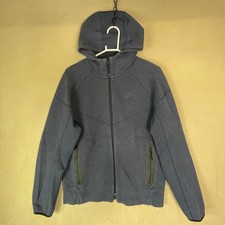 Nike Tech Fleece Full Zip Hoodie Jacket Mens Medium Blue Athletic Lightweight