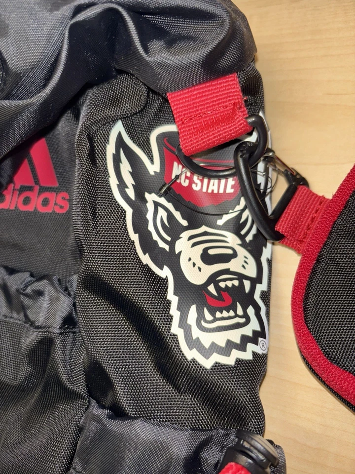 Adidas NCAA NC State Wolfpack Collegiate Utility Premium Backpack Bag GA5335 New - Image 3 of 4