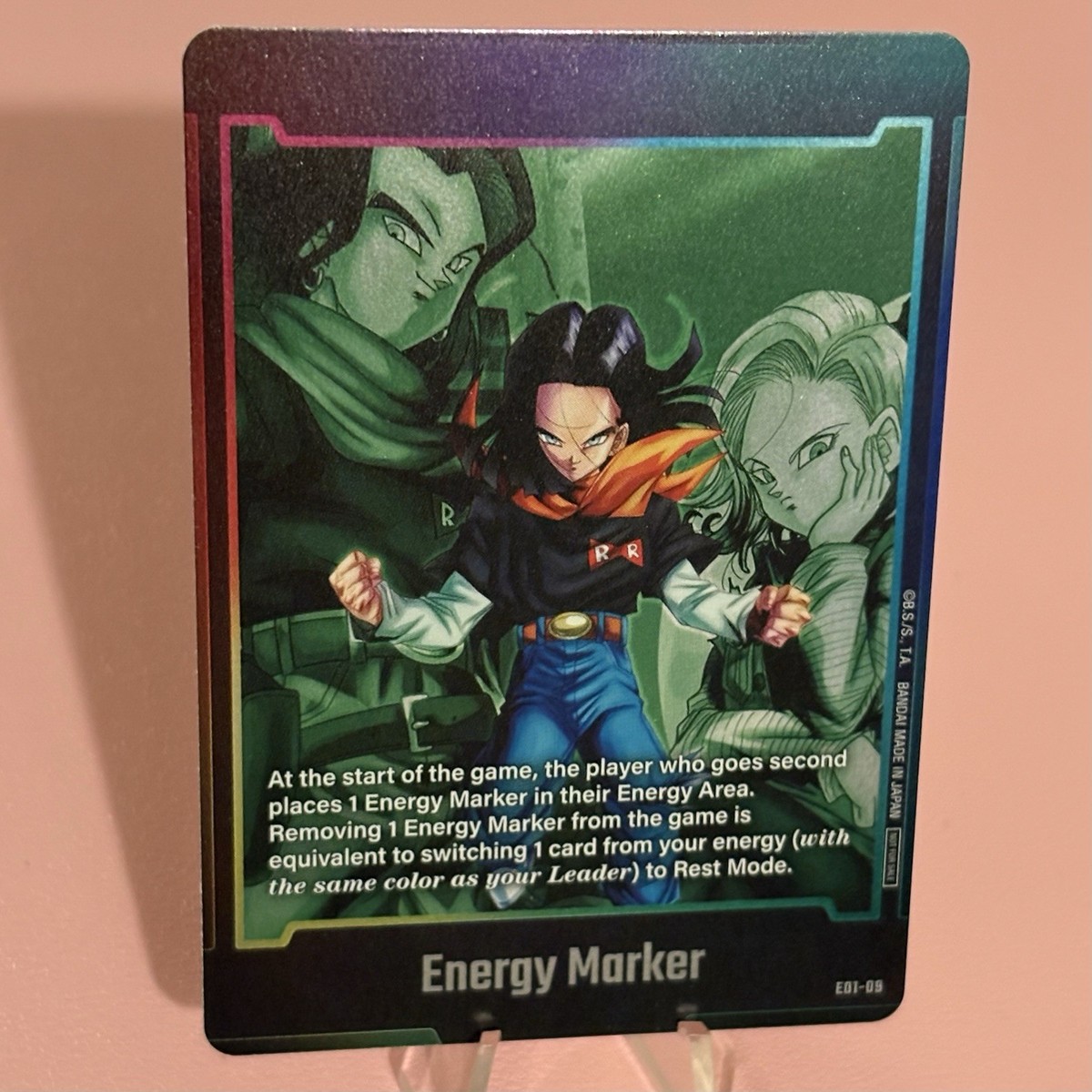 Android 17 & 18 Energy Marker E01-09 Dragon Ball Super Fusion