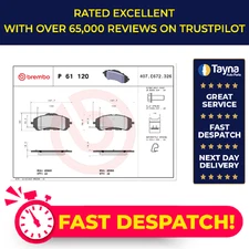 Brake Pads Set fits PEUGEOT 308 Mk2 2.0D Front 13 to 21 Brembo 1610428780 New