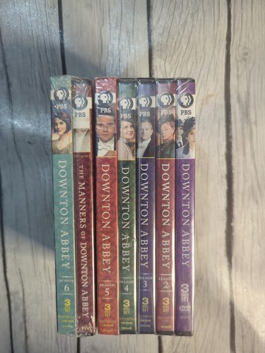 7er Set "Downton Abbey" PBS Carnival DVD, Original UK Edition, 1-6