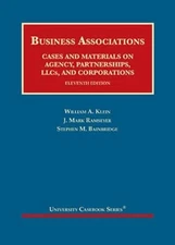 Business Associations Cases and Materials on Agency Partnerships LLCs and