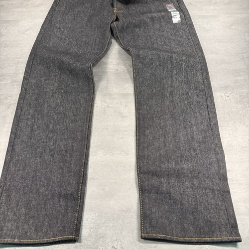 Levis 501 XX Jeans 36x34 Shrink To Fit Rigid Dark Blue Indigo Denim Button Fly - Picture 12 of 13