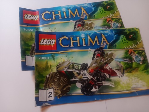 LEGO Instruction Manual Only 70001 Crawley's Claw Ripper Chima No Bricks - Picture 1 of 3