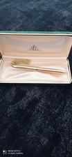 Vintage Stylo Lalex Laminato Oro VTG Lalex Italy Rollerball Pen 18K Goldplated