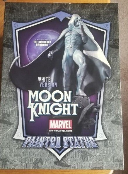 MOON KNIGHT, Bowen Designs, Silver Version, Never Assembled/Displayed, NIB - Picture 4 of 24