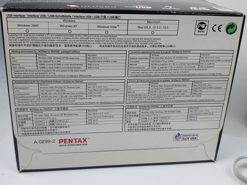 Pentax Optio W60 10.0 MP Digital Camera, WATERPROOF CAMERA with Case WORKS! - Picture 9 of 11