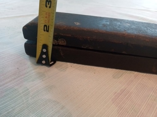 3 Vintage Öl Messer Wetzsteine in Holzbox (1 mit Deckel) - Bild 19 von 20