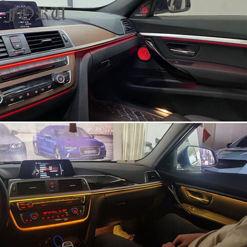 For BMW 3 Series F30 F35 14-19 11-color Ambient Light Strip Interior Door Decor - Picture 9 of 10