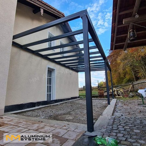 TOP ANGEBOT!30% reduzierte Preise Terrassendach Glasdach 4 m x 3 m - Bild 8 von 24