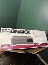 Philips Magnavox VRZ255 AT02 4 Head Hi-Fi VCR W/ Manual AV cables