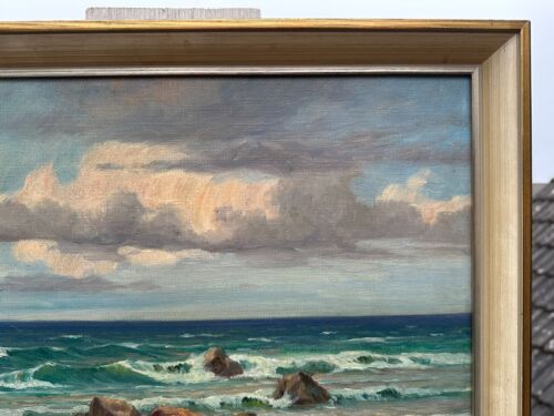 Arnold Lyongrün 1871-1935 Ölgemälde Ostsee Kühlungsborn Heiligendamm Kalckreuth - Bild 4 von 14
