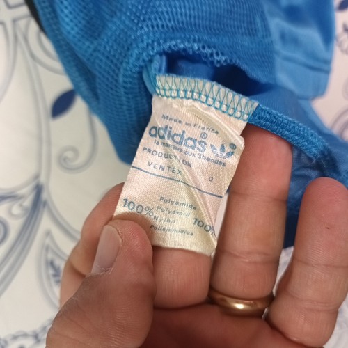 VINTAGE 80's ADIDAS VENTEX MADE IN FRANCE CANOTTA TANKTOP Muskelshirt SPORTSWEAR - Foto 10 di 13