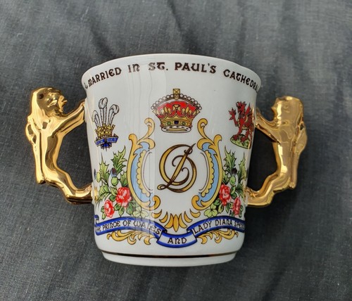 Paragon Vintage Prince Charles & Lady Diana Wedding Commemorative Loving Cup - Picture 19 of 20