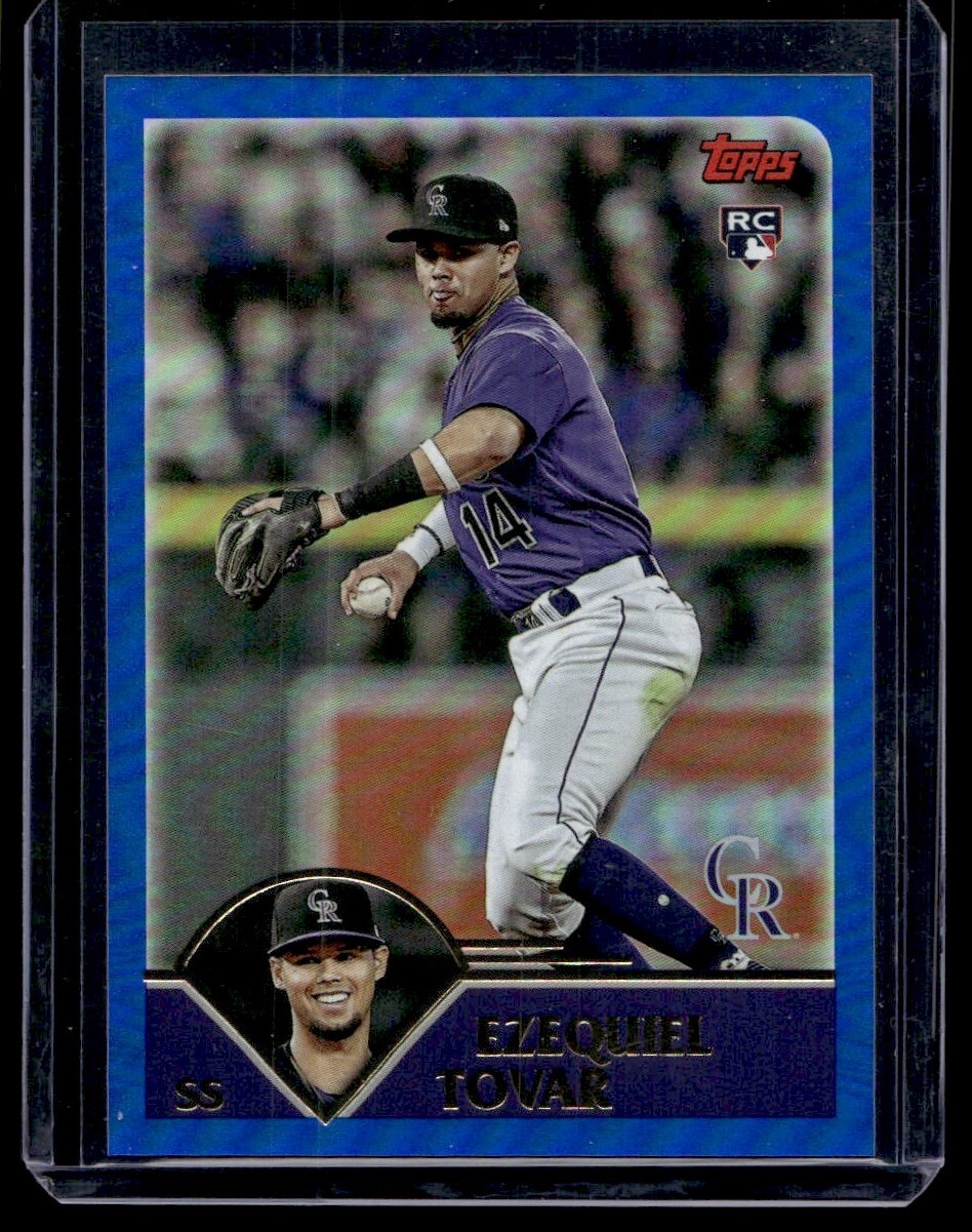 2023 Topps Archives Rainbow Foil Ezequiel Tovar Rookie /199 #217