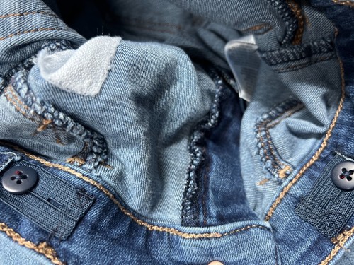 JORDACHE Girls 12 Super Skinny Jeans Adjustable Distressed Blue Jeans 24x26 - Picture 10 of 13