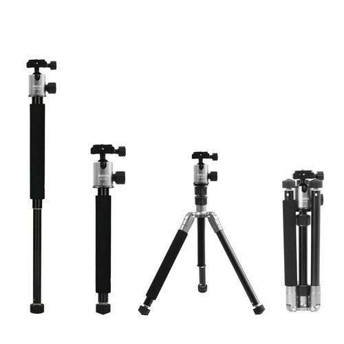 Selens Portable Professional Aluminium Tripod&Ball Head Travel for DSLR Camera - Picture 16 of 29