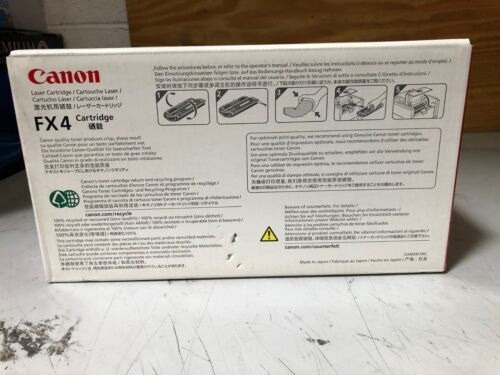 Canon FX4 FX-4 Toner Cartridge New Sealed Box 1558A002AA - Picture 2 of 2