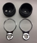 Speedometer brackets w boots 650 750 T140 TR7 T120R TR6R TR6C 1971-1982 Triumph