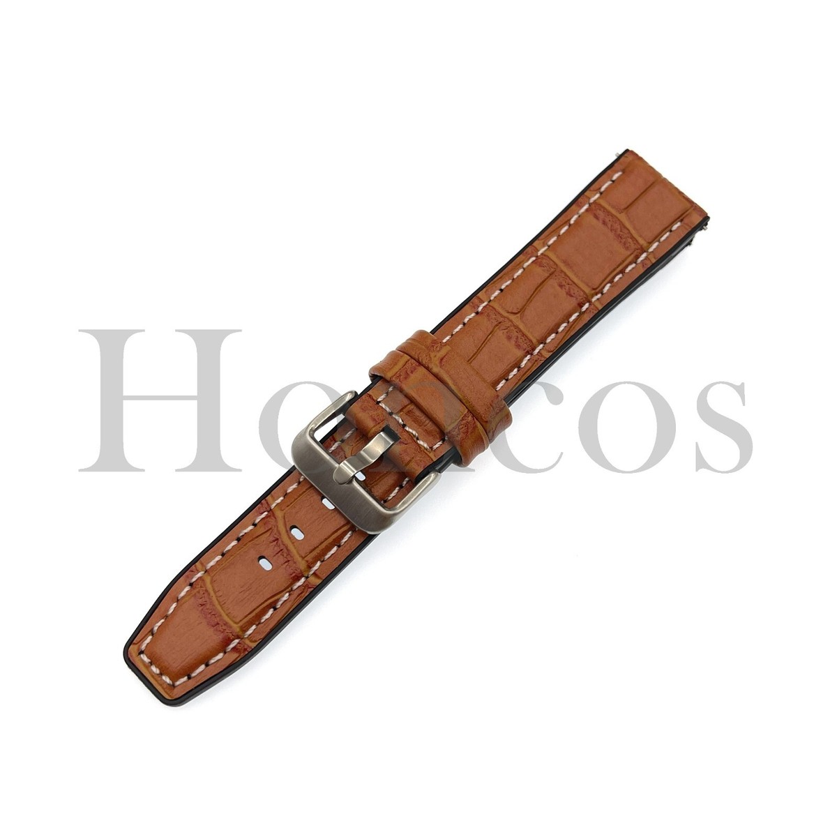 047◆ROLEX LEATHER WATCH BAND ALLIGATOR Custom Curved End Alligator leather watch strap for Rolex