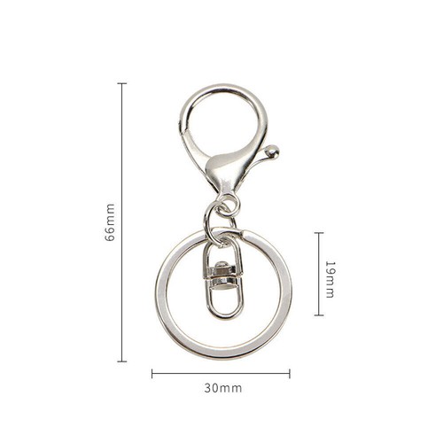 10pcs Swivel Trigger Clips Snap Hooks Metal Key Ring Lobster Clasps Bag Keychain - Picture 21 of 22