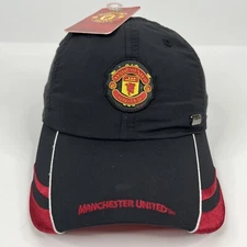 Manchester United Hat Cap Mens Strapback Black Soccer Futbol