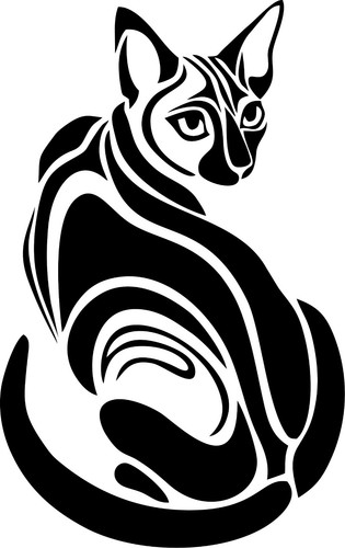 Funny Pussy Cat Cute Kitty Car Decals Bumper Window Vinyl Decal Sticker Laptop - Bild 2 von 13