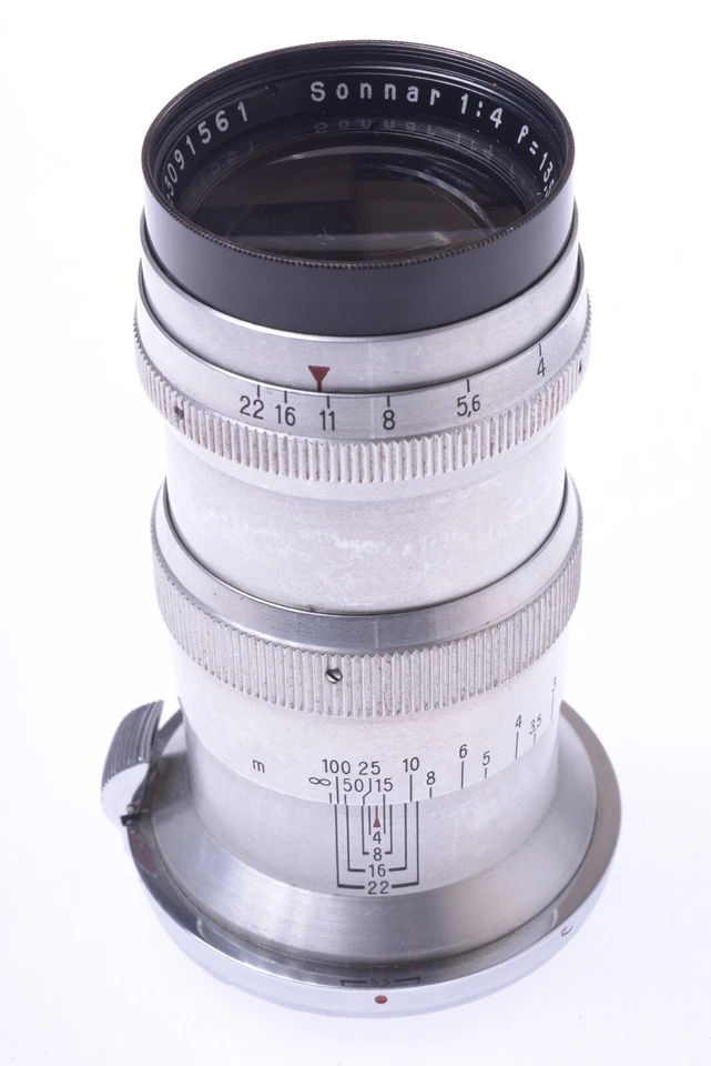 ✅ ZEISS CONTAX 135MM 4 SONNAR RED T TELE PORTRAIT RANGE FINDER MOUNT LENS CAPS - Image 2 of 4