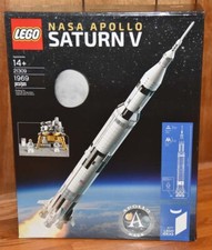 Lego Ideas 21309 NASA Saturn V Rocket set - Brand New - Factory Sealed - Retired