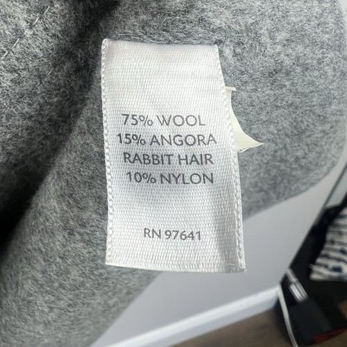 J Jill Women's Gray Button Up Wool Angora Blend Jacket Coat Size XS Button Up - Picture 11 of 12