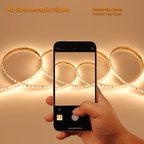 JOYLIT 24V LED Strip Lights 16.4FT 3000K Warm White 9500LM Super Bright CRI 9... - Picture 6 of 7