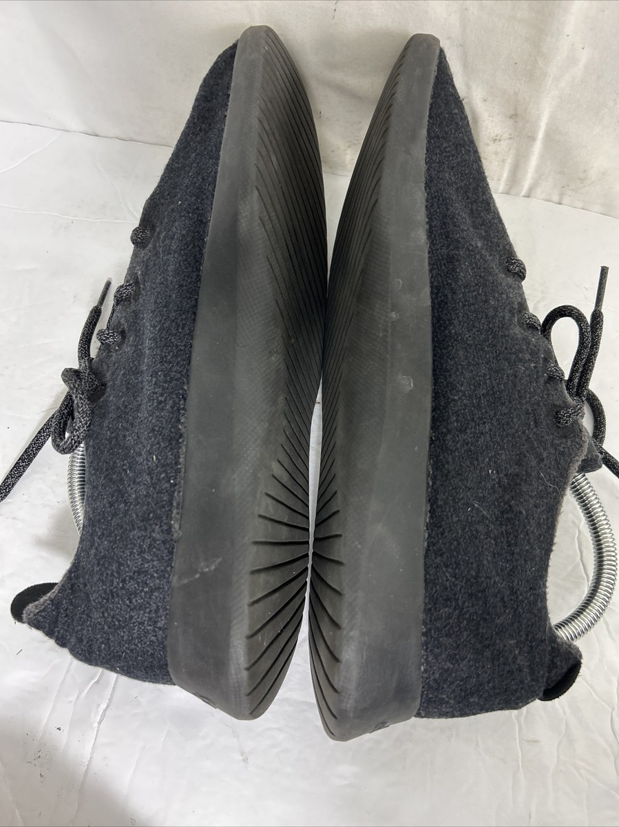 Allbirds WR M11 Wool Runners Running Shoes Lace Up Charcoal