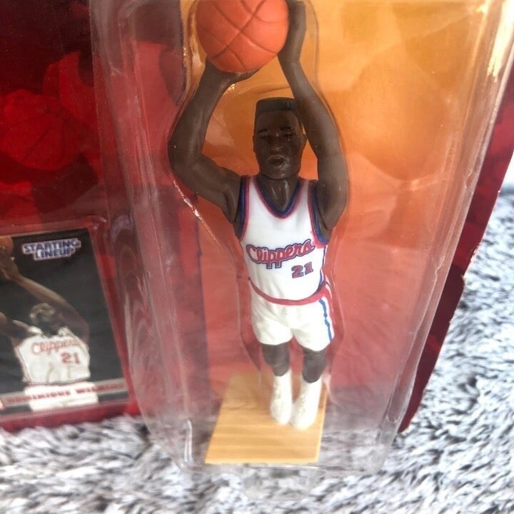 Starting Lineup トム・チャンバース & ドミニク・ウィルキンス Vintage 1991 Starting Lineup Dominique Wilkins Atlanta Hawks Card