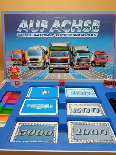 Auf Achse - Spiel um Brummis, Frachten & Moneten FX Schmid Brettspiel - komplett - Bild 3 von 5