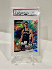 Victor Wembanyama 2023-24 Prizm RC Instant Impact Silver Prizm #3 Rookie PSA 10