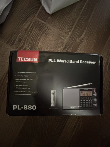 Tecsun PL880 Dual Conversion AM FM Shortwave World Band Radio Single Side Band - Picture 5 of 7