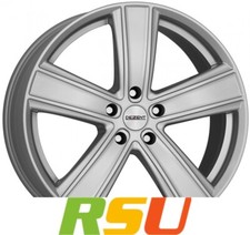 Dezent TH silver 7x16" ET45 LK5 120 ML 65.1 Alufelgen 16 Zoll