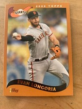5x EVAN LONGORIA 2020 Topps Baseball BASE LOT (2002 style) #225